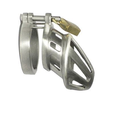 stainless steel chastity device|BON4 Stainless Steel Male Chastity Device – Fox & Pony.